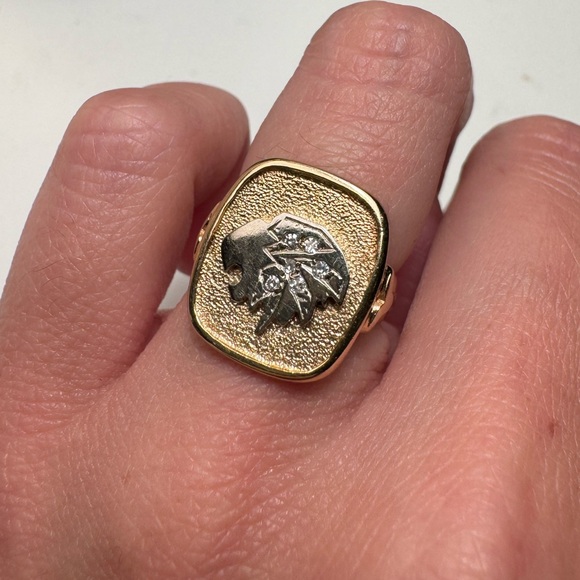 Jewelry - 14K Lion’s Head Signet Ring